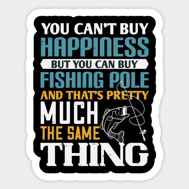 You Can't Buy Happiness Sticker by Aratack Kinder